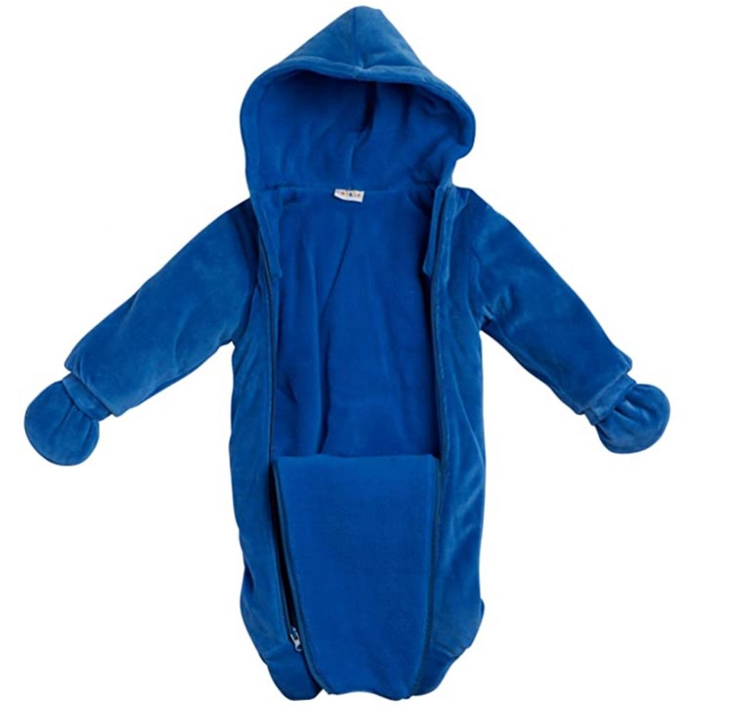 Infant Boys Hooded Double Zip Snowsuit 0-9 Months