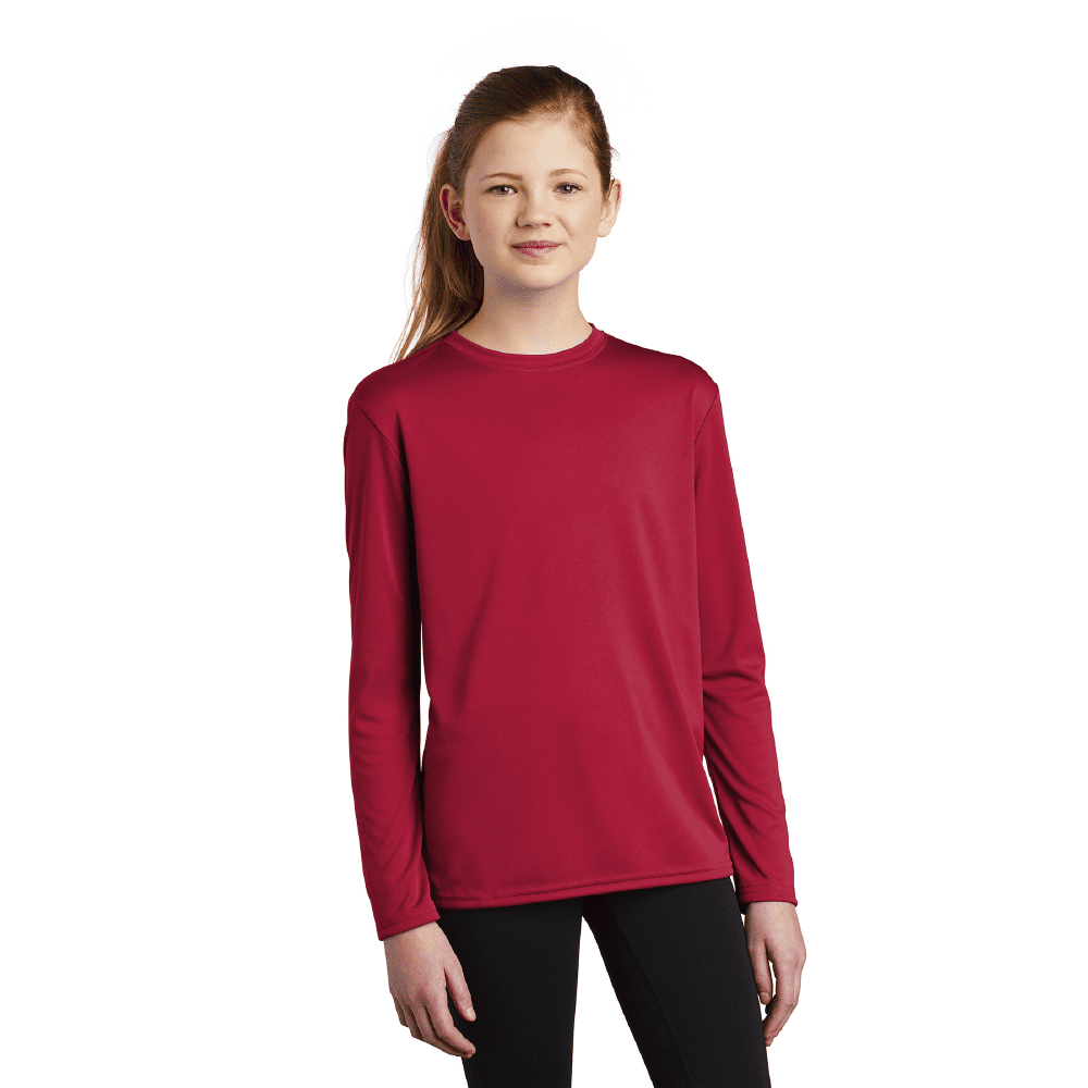 Port & Company Youth Long Sleeve Performance Tee - Your Shopping Depot