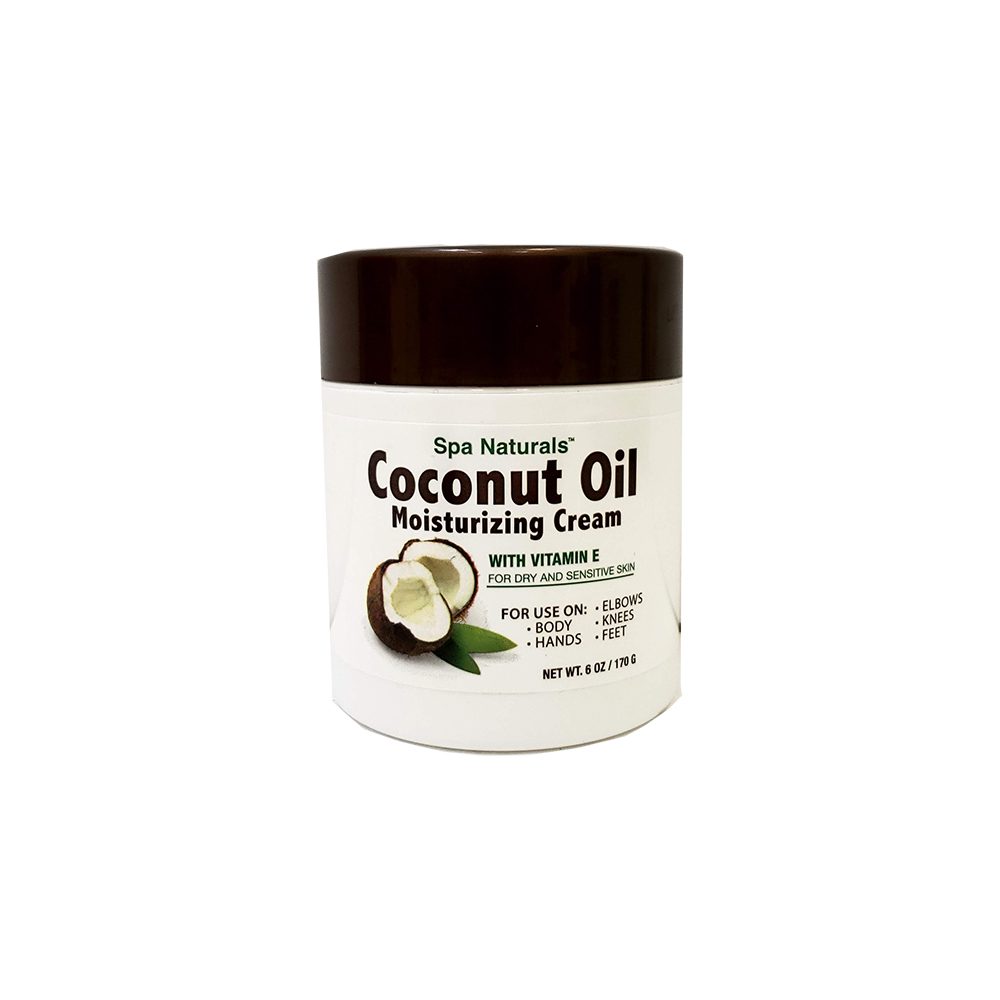 Spa Naturals Coconut Oil Moisturizing Cream - 6 oz - Your Shopping Depot