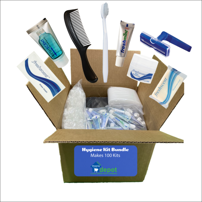 8 Piece Hygiene kit bundle