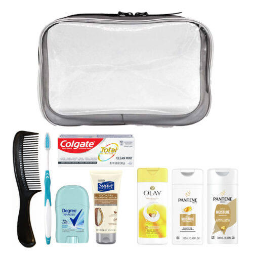Women's Deluxe Travel Hygiene Kit 3 oz Liquids