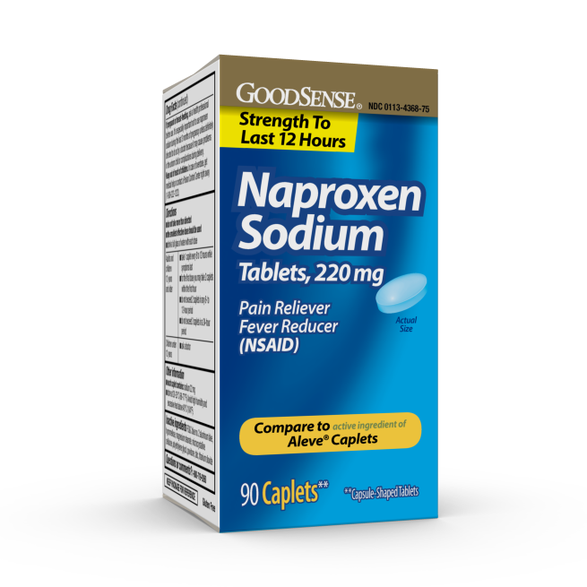 GoodSense Naproxen Sodium 220 Mg Caplets 90 Ct