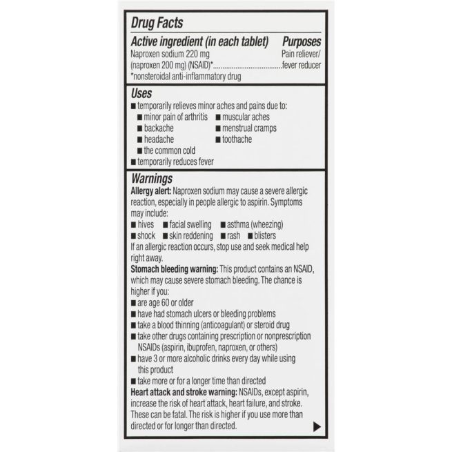 GoodSense Naproxen Sodium 220 Mg Tablets 90 Ct - Image 4