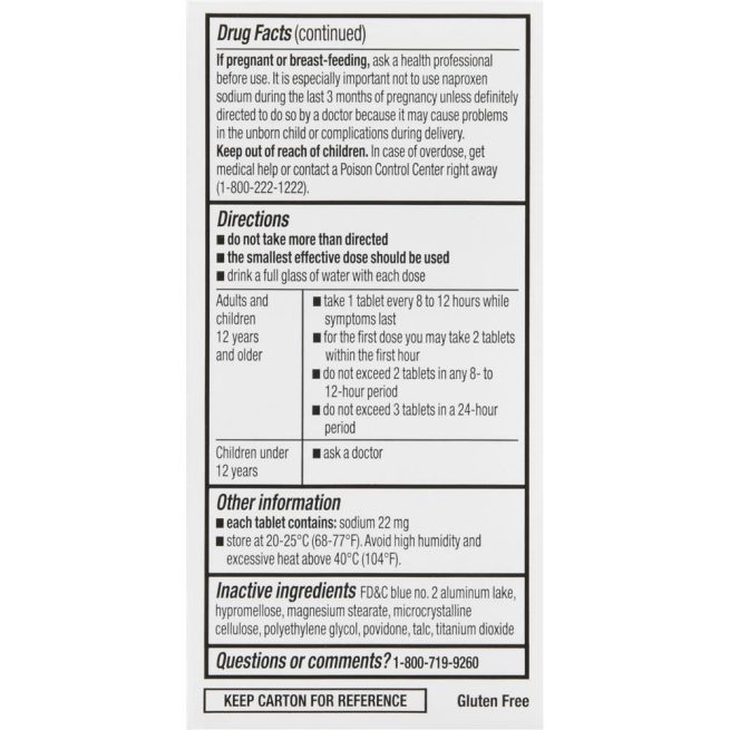 GoodSense Naproxen Sodium 220 Mg Tablets 90 Ct - Image 6