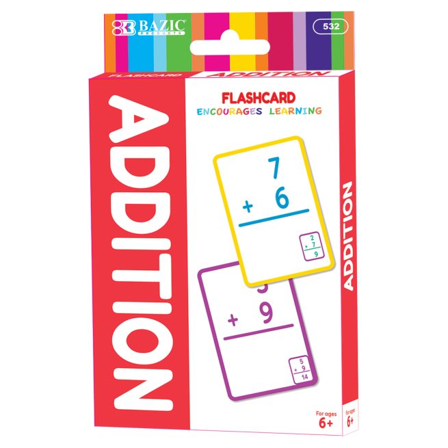 BAZIC Addition Flash Cards