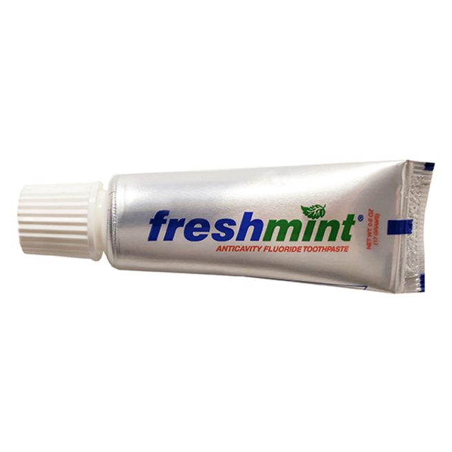 Freshmint Anti-Cavity Fluoride Toothpaste 0.6 oz Aluminum Tube