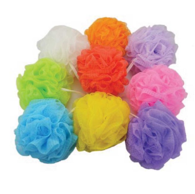 Bath and Shower Net Sponge Large (Pouf)