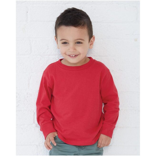 Rabbit Skins - Toddler Long Sleeve Cotton Jersey Tee - Image 10