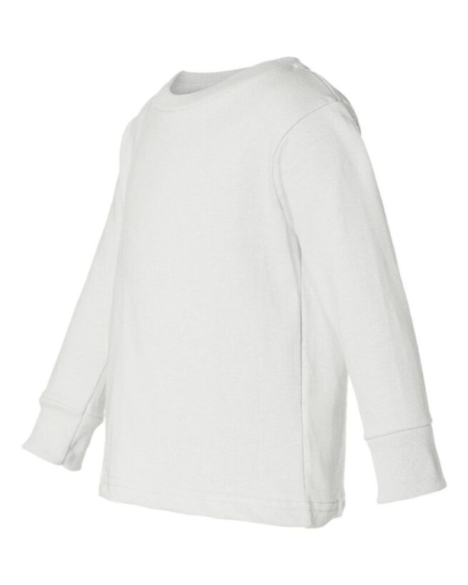 Rabbit Skins - Toddler Long Sleeve Cotton Jersey Tee - Image 3