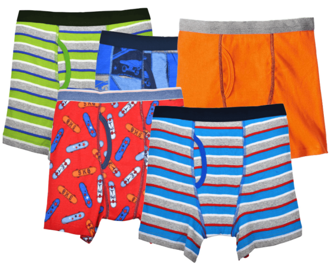 Boys 100% Cotton Boxer Briefs