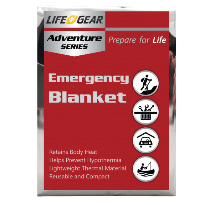 Adventure Series Thermal Reflective Emergency Blanket