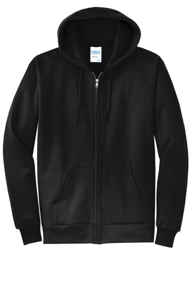 Port & Company Core Fleece Full-Zip Hooded Sweatshirt