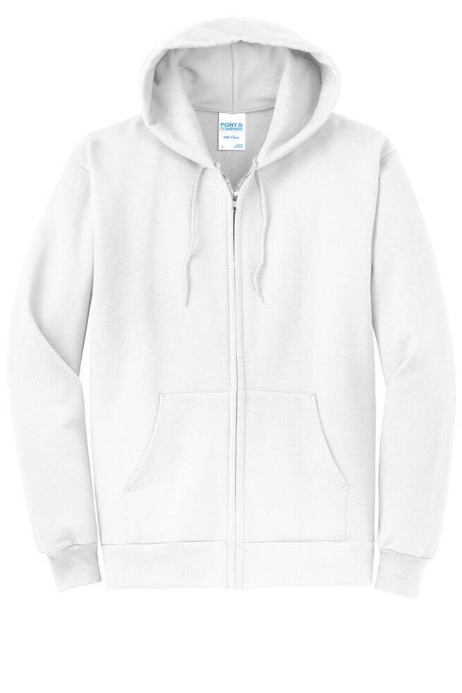 Port & Company Core Fleece Full-Zip Hooded Sweatshirt