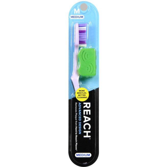 Reach MTB Advanced Design withFree Brush Cap Medium 1 Ct