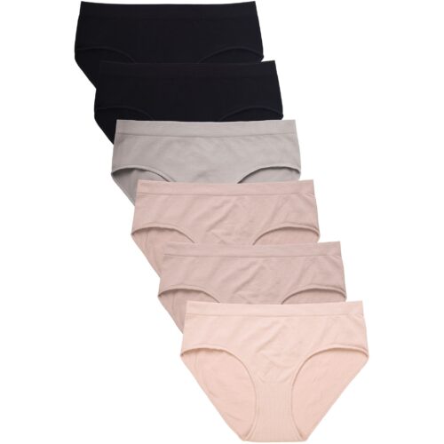 Seamless Plain Ladies Briefs Panties