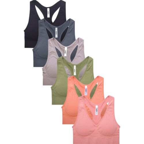 Ladies Sports Bra Seamless with Pads
