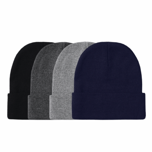 Adult Beanie Hat Cuffed Assorted Colors