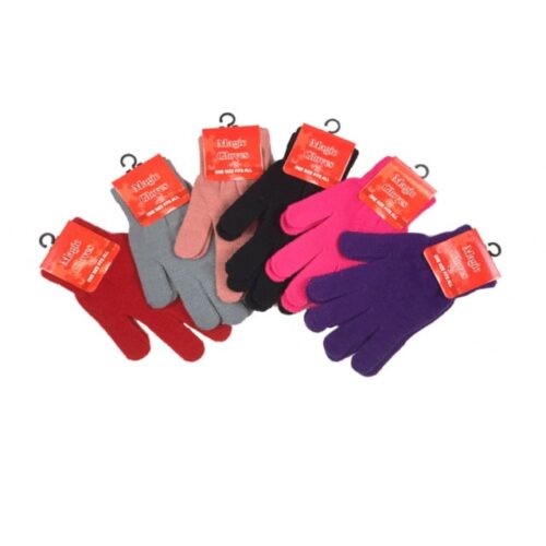 Ladies Magic Gloves Assorted Colors