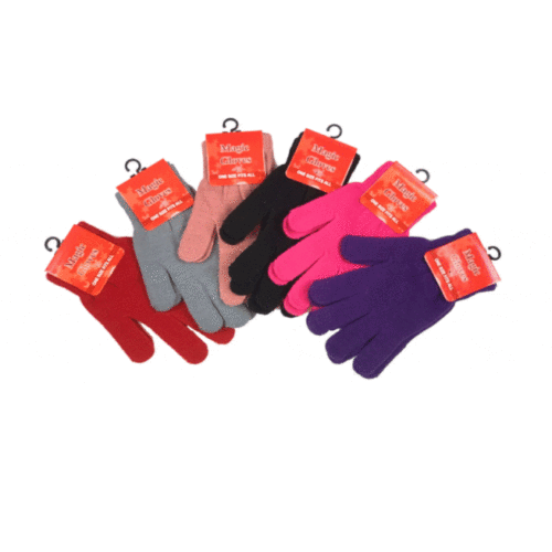 Ladies Magic Gloves Assorted Colors