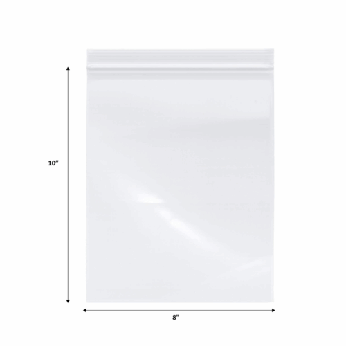Reclosable Bags 8 x 10" 2 Mil