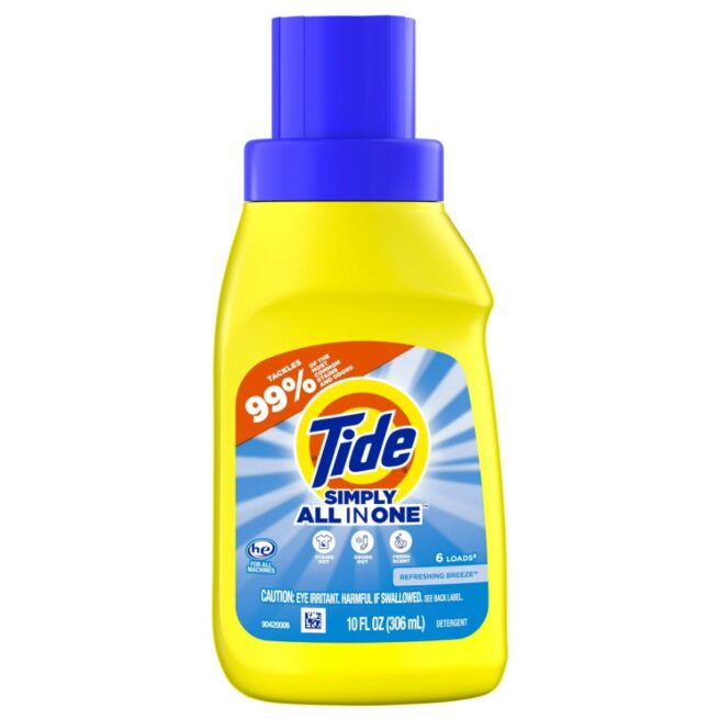 Tide Simply Clean and Fresh Detergent Liquid Detergent 10 oz