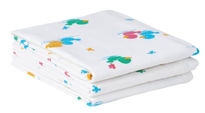 Flannel Baby Receiving Blanket Chicks 40in x 36in