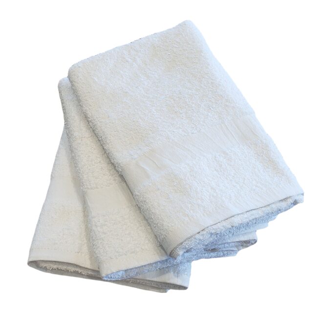 Classic Cotton Terry Bath Towel 20x40 White