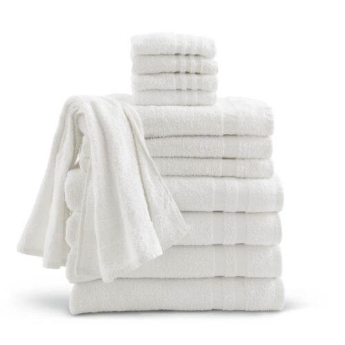 Cotton Hand Towel White 16x27