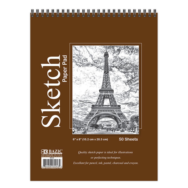 Premium Art Sketch Pad Spiral Bound 6"x8"