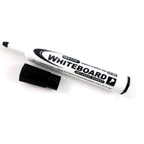 Black Chisel Tip Dry-Erase Markers