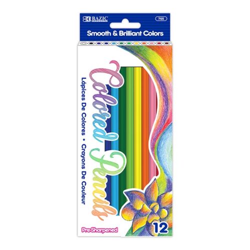 BAZIC 12-Pack Colored Pencils