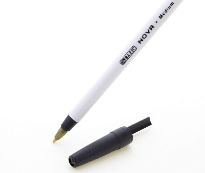 Nova Black Ballpoint Pen Medium Point