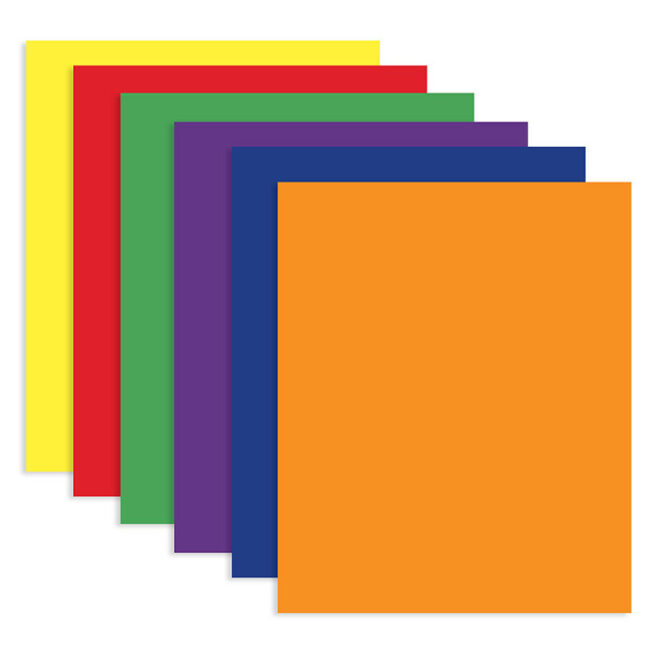 2 Pocket Paper Portfolio Assorted Colors