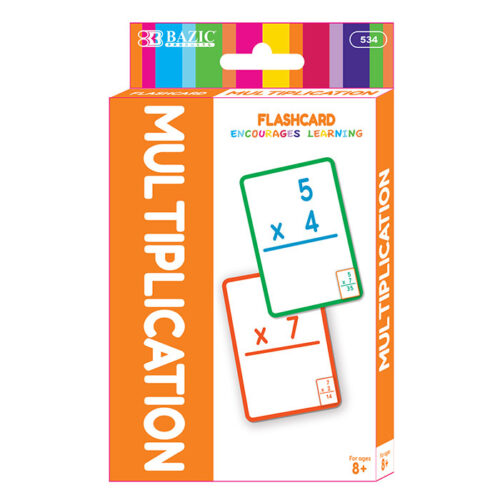 BAZIC Multiplication Flash Cards