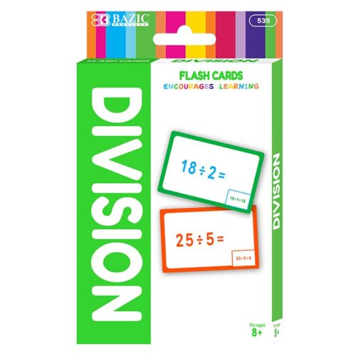 BAZIC Division Flash Cards