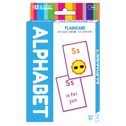 BAZIC Flash Cards Alphabet Preschool