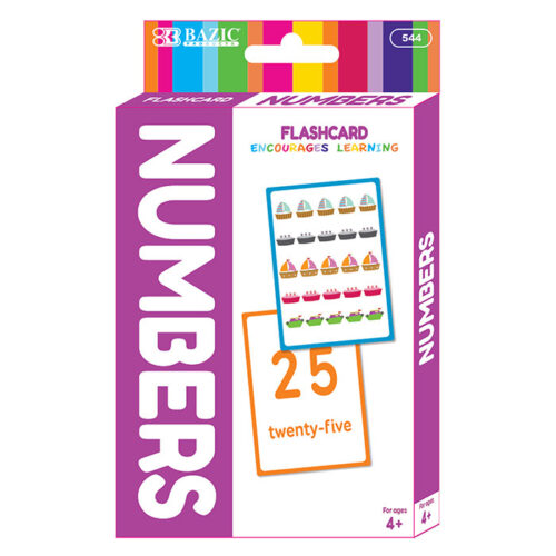 BAZIC Flash Cards Numbers