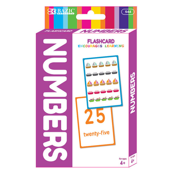 BAZIC Flash Cards Numbers