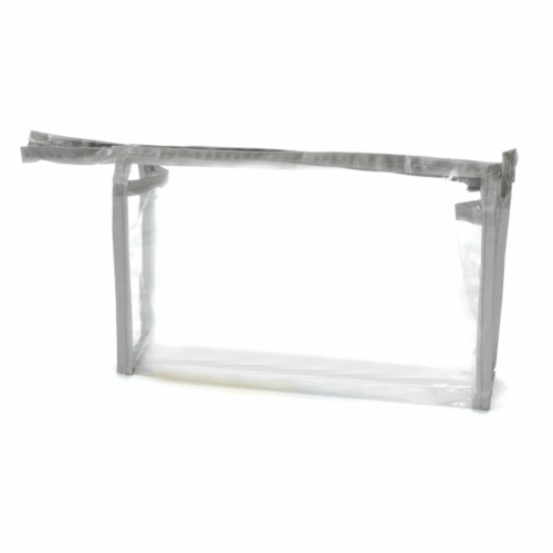 Clear Vinyl Zipper Pouch