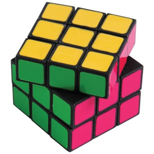 Neon Puzzle Cube
