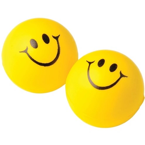 Stress Smiley Face Squeeze Ball
