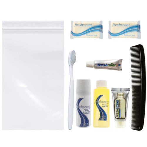 8-Piece Personal Care Admissions Kit Assembled