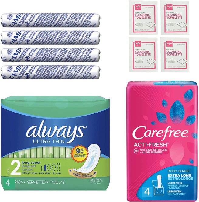 Feminine Hygiene Toiletries Care Assembled Kit