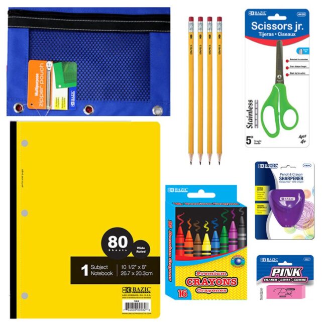 Kids Elementary Assembled School Kit