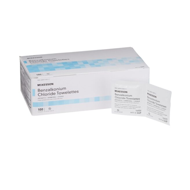 Antiseptic Germicidal Towelette Cleansing Packet