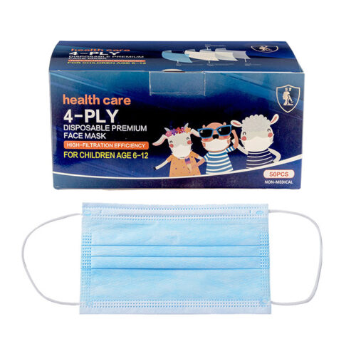 4-PLY Protective Disposable Kid's and Youth Face Mask