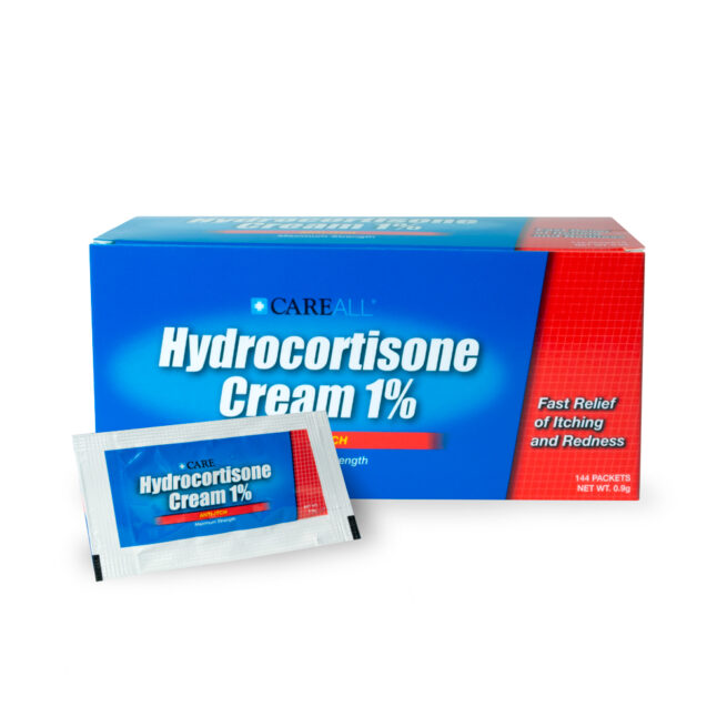 CareAll Hydrocortisone 1% Anti-Itch Cream Individual Packets - Image 2